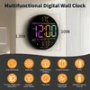 Digitale LED-Wanduhr 10 Zoll mit RGB-Beleuchtung, 11 Produktbild-Vorschau 6