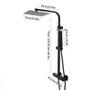 Duschsystem mit Thermostat Quadratisch 25x25cm Regendusche Produktbild-Vorschau 2