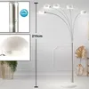 Globo Lighting stojací lampa kov matný nikl, 5x E14 Náhled obrázku produktu 8