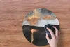 MuchoWow® Mauspad Mousepad Abstrakt - Gold - Chic - Schwarz Produktbild-Vorschau 3