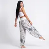 Sommerhose Damen Haremshose elastischer Bund leichte Hippie Produktbild-Vorschau 3