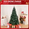 ALIGHTUP Künstlicher Weihnachtsbaum mit Kiefernzapfen und Produktbild-Vorschau 5