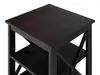 BELIANI Odkládací stolek černý 40 x 40 cm MDF deska stolu Náhled obrázku produktu 8