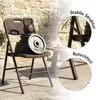 Floordirekt Sedia pieghevole Niigata Sedia da giardino Anteprima dell’immagine prodotto 7