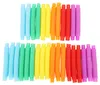 30 kusů Pop Tubes v barvách žlutá, oranžová, modrá, fialová Náhled obrázku produktu 3