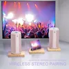 Tragbarer Bluetooth Lautsprecher mit LED-Licht, 360° Produktbild-Vorschau 2