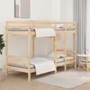 vidaXL Etagenbett 90x200 cm Massivholz Kiefer -  Betten & Produktbild-Vorschau 2