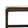 The Living Store 13-tlg. Garten-Essgruppe mit Kissen Braun Produktbild-Vorschau 8