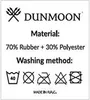 A product care label with brand logo, material composition, washing instructions, and manufacturing information. Náhled obrázku produktu