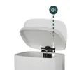 SVITA TQ30 Poubelle blanche 30L Poubelle à pédale Couvercle Voir les images du produit 3