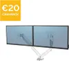 Fellowes Platinum Series Doppel Monitorarm weiß Produktbild-Vorschau 12