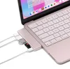 SATECHI Snap-Hub USB-C 6-in-1 per MacBook Neo, rosa | Anteprima dell’immagine prodotto 2