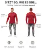 Mivaro Herren 3er Pack Langarmshirts aus Baumwolle - Produktbild-Vorschau 4