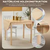 HOMCOM Drevený jedálenský stôl, skladací kuchynský stôl pre Náhľad obrázku produktu 6