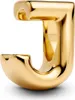 Pandora Charm Damen Buchstabe J Alphabet 14 Karat Vergoldet Produktbild-Vorschau 1