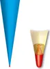 Bastel-Schultüte groß pazifik blau - 70 cm rund - extra Produktbild-Vorschau 5