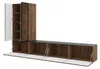 Nábytok do obývačky MEDOXIN - orech / čierny + LED Náhľad obrázku produktu 14