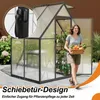 UISEBRT Premium Gewächshaus Aluminium 125x180x195cm, 2.25m² Produktbild-Vorschau 6