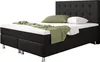Boxspringbett Köln Plus 140x200 cm Webstoff Schwarz mit Produktbild-Vorschau 1