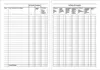 A spread of a household accounting book with columns for income and expenses. Anteprima dell’immagine prodotto