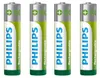 Philips 4 Stuks AAA-Batterijen HR03 - Oplaadbare NiMH Productafbeelding-voorbeeld 3