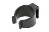 A black plastic clip on a white background. Produktbild-Vorschau