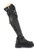 Buty damskie RENEGADE-320 marki DemoniaCult, czarne, UE 38, Podgląd zdjęcia produktu 5