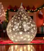 formano LED Deko Tropfen Sterne Rose-Gold 25cm Glasleuchte Produktbild-Vorschau 3