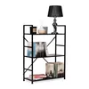 ModernHome CWJ602480LG Holzregal mit Metallrahmen und 3 Produktbild-Vorschau 6