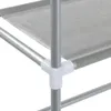 2-poschodový úložný regál nad práčku sivý 69x28x143cm Náhľad obrázku produktu 6