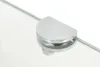 A close-up of a glass shelf bracket on a white background. Produktbild-Vorschau