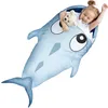all Kids United Baby Schlafsack Hai in Blau - Vielseitiger Produktbild-Vorschau 1
