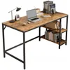 A vintage-style computer desk with shelves, shown against a white background. Náhled obrázku produktu