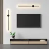 ZMH dvojitá LED nástenná lampa do interiéru, 60 cm, čierna, Náhľad obrázku produktu 7