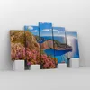 Bild auf Leinwand - Leinwandbild - Meer Sommer Blume - Produktbild-Vorschau 4