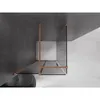Mexen Velar Duschkabine 110x110, Graphit & Kupfer, Produktbild-Vorschau 4
