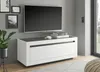 LIVOJO M11 Wohnzimmer Lowboard schmal 140 x 56 x 50 cm Weiß Produktbild-Vorschau 4