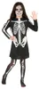 Halloween-kostuum: skeletmeisje, zwart-wit - maat 134/140 Productafbeelding-voorbeeld 1