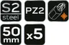 NEO gereedschap 09-579, 1/4", PZ 2, 50 mm, 10 g, Blistr Productafbeelding-voorbeeld 7