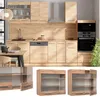 Armoire en verre Vicco Fame-Line Chêne de force doré 80cm, Voir les images du produit 2