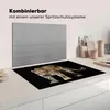 KitchenYeah© Herdabdeckplatte Leopard - Wild - Schwarz , Produktbild-Vorschau 3