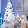 XINZI 240cm Künstlicher Weihnachtsbaum Weiß PVC – Schwer Produktbild-Vorschau 9