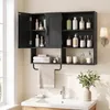 Armoire de salle de bain COSTWAY, meuble mural avec Voir les images du produit 2