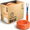 B.E.S.T. CAT 7 Netzwerkkabel 200 m Simplex S/FTP 10 Gbit/s Produktbild-Vorschau 1