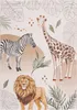 Kinder Teppich Maui Kids Giraffe Zebra Löwe, Größe:140x200 Produktbild-Vorschau 6