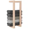 vidaXL Portasciugamani 23x18x60 cm in legno di pino Anteprima dell’immagine prodotto 4