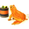 DECO-PLANT Frosch XXL in orange-gelb ca. 18 cm H | Produktbild-Vorschau 3