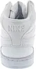 The back view of a white Nike Court Vision Mid shoe. Podgląd zdjęcia produktu