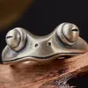 Handgefertigter Froschring, polierte Legierung, Produktbild-Vorschau 9