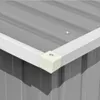 Gerätehaus Grau 257x779x181 cm Verzinkter Stahl , Produktbild-Vorschau 7